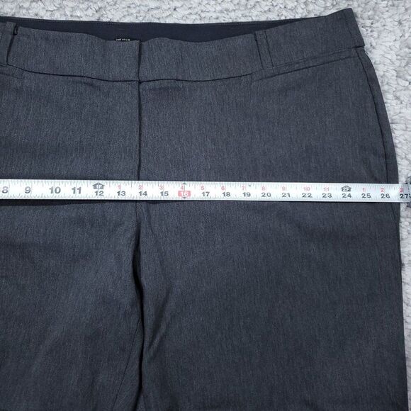 Lane Bryant Allie 26 Long Gray Straight Leg Stretch Dress Pants Size 26L - Picture 9 of 10